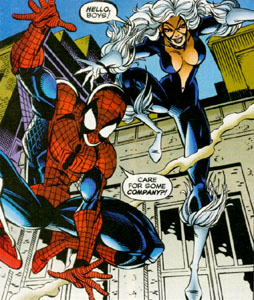 The amazing Spider-Man and the Black Cat!!